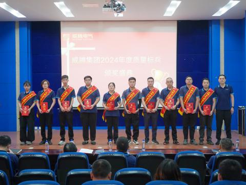 mg不朽情缘电气集团召开2024年度质量月总结表扬大会