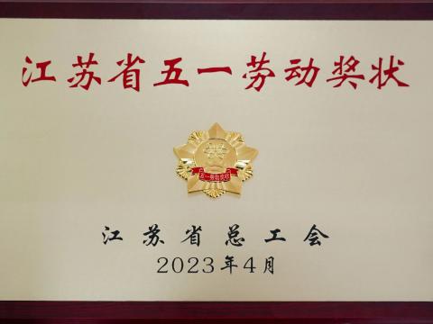 mg不朽情缘电气集团荣获“江苏省五一劳动奖状”