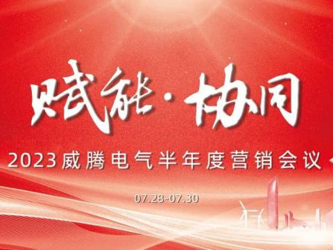 “赋能?协同”2023mg不朽情缘电气半年度营销聚会顺遂召开
